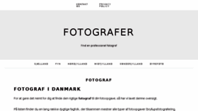 What Fotografoversigt.dk website looked like in 2018 (5 years ago)