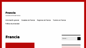 What Francia.net website looked like in 2018 (5 years ago)