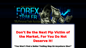 What Forextrailer.com website looked like in 2018 (5 years ago)