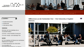 What Fh-trier.de website looked like in 2018 (5 years ago)