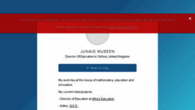 What Fjmubeen.com website looked like in 2018 (5 years ago)