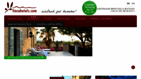 What Fincahotels.com website looked like in 2018 (5 years ago)