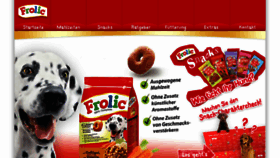 What Frolic.de website looked like in 2018 (5 years ago)