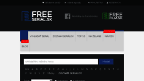 What Freeserial.sk website looked like in 2018 (5 years ago)