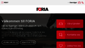 What Foria.se website looked like in 2018 (5 years ago)