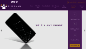 What Fixermanme.com website looked like in 2018 (5 years ago)