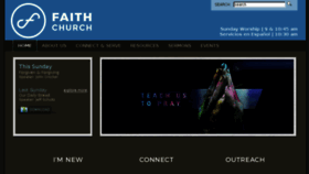 What Faithliveitout.org website looked like in 2018 (5 years ago)