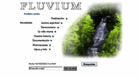What Fluvium.org website looked like in 2018 (5 years ago)