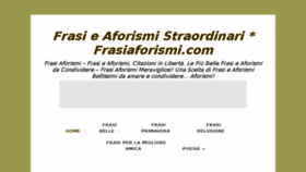 What Frasiaforismi.com website looked like in 2018 (6 years ago)