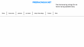 What Freeracinguk.net website looked like in 2018 (5 years ago)