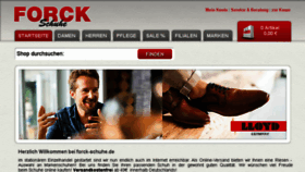 What Forck-schuhe.de website looked like in 2018 (5 years ago)
