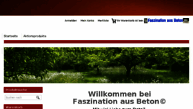 What Faszination-aus-beton.de website looked like in 2018 (5 years ago)