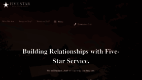What Fivestarspokane.com website looked like in 2018 (7 years ago)