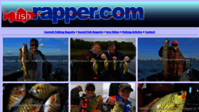 What Fishrapper.com website looked like in 2018 (5 years ago)