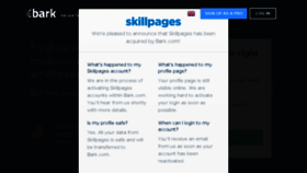 What Fr.skillpages.com website looked like in 2018 (5 years ago)