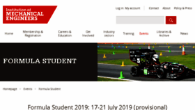 What Formulastudent.com website looked like in 2018 (5 years ago)