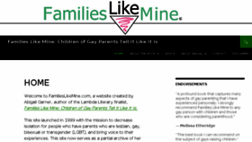 What Familieslikemine.com website looked like in 2018 (5 years ago)