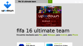 What Fifa-16-ultimate-team.uptodown.com website looked like in 2018 (5 years ago)
