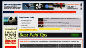 What Free-soccer-picks.com website looked like in 2018 (5 years ago)