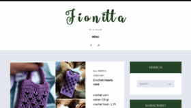 What Fionitta.com website looked like in 2018 (5 years ago)
