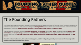 What Foundingfatherquotes.com website looked like in 2018 (5 years ago)