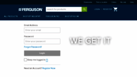 What Ferguson.com website looked like in 2018 (5 years ago)