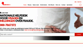 What Fraudehelpdesk.nl website looked like in 2018 (5 years ago)