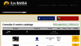 What Fratellibassan.it website looked like in 2018 (5 years ago)