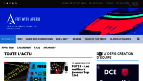 What Futwithapero.com website looked like in 2018 (5 years ago)