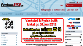 What Fantombike.dk website looked like in 2018 (5 years ago)