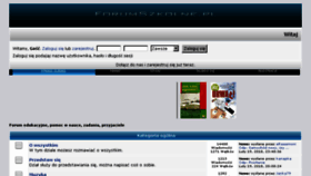What Forumszkolne.pl website looked like in 2018 (5 years ago)