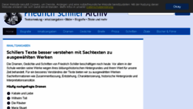 What Friedrich-schiller-archiv.de website looked like in 2018 (5 years ago)