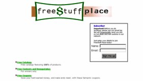 What Freestuff-place.com website looked like in 2018 (5 years ago)