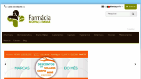 What Farmacianovadamaia.pt website looked like in 2018 (5 years ago)
