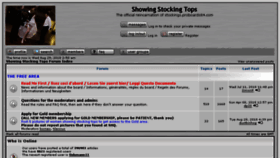 What Forum.showingstockingtops.com website looked like in 2018 (5 years ago)