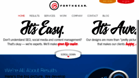What Forthgear.com website looked like in 2018 (5 years ago)