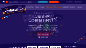 What Fundraising.com.au website looked like in 2018 (5 years ago)