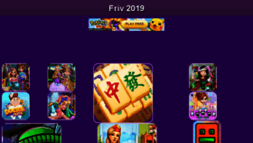 What Friv2019com.com website looked like in 2018 (7 years ago)