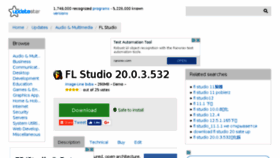 What Fl-studio.updatestar.com website looked like in 2018 (5 years ago)