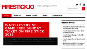 What Firestick.io website looked like in 2018 (5 years ago)