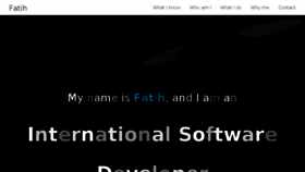 What Fatiherim.com website looked like in 2018 (5 years ago)