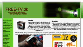 What Free-tv.dk website looked like in 2018 (5 years ago)