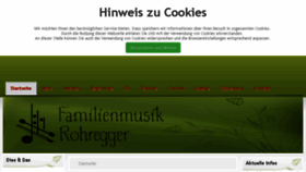 What Familienmusik-rohregger.at website looked like in 2018 (5 years ago)