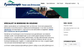 What Fysio-westerhaar.nl website looked like in 2018 (5 years ago)