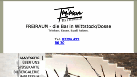 What Freiraum-wittstock.de website looked like in 2018 (5 years ago)