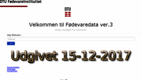 What Fooddata.dk website looked like in 2018 (5 years ago)