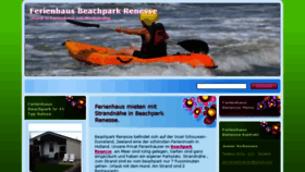 What Ferienhausrenesse.de website looked like in 2018 (5 years ago)