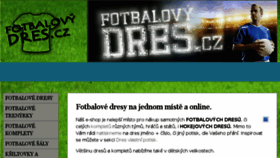 What Fotbalovydres.cz website looked like in 2018 (5 years ago)