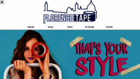 What Florencetape.com website looked like in 2018 (5 years ago)