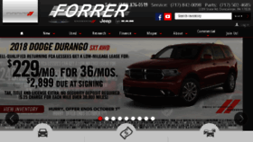 What Forrercdjr.com website looked like in 2018 (5 years ago)